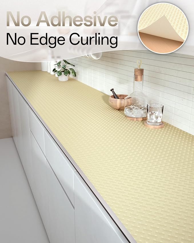 Shelf and Drawer Liner for Kitchen Cabinet, Non-Adhesive 24in x 240in - Image 4