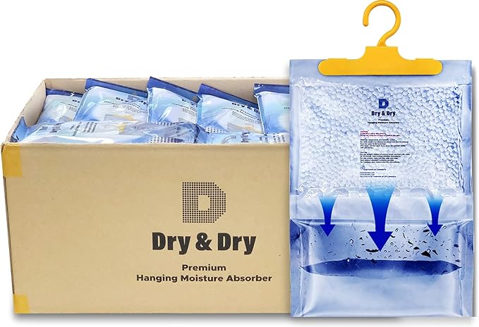 Dry & Dry 35 Pack Premium Moisture Absorbers Dehumidifiers by DryDry