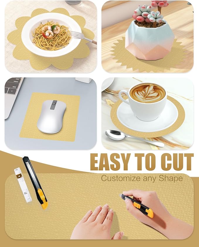 Shelf Liners for Kitchen Cabinets Non-Adhesive, Non-Slip Thickened Shelf Paper - Image 6