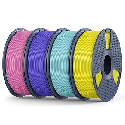 Matte PLA Filament 1.75mm, 4kg SUNLU 3D Printer Filament, Matte Surface Texture by YOOPAI