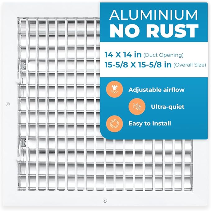 Aluminum 14 x 14 Inch Air Vent Covers by Air360