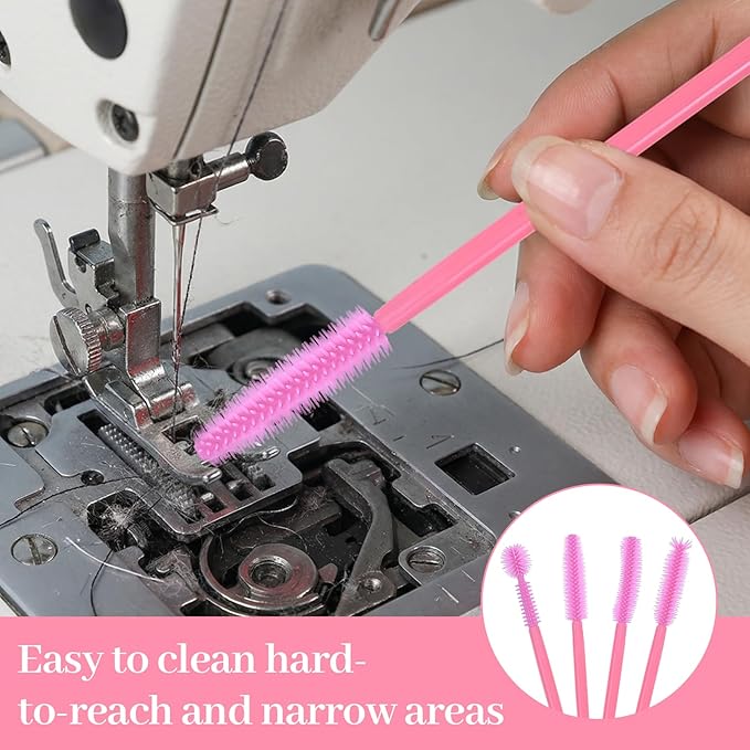 40Pcs Sewing Machine Cleaning Kit, Silicone Small Brushes - Image 5