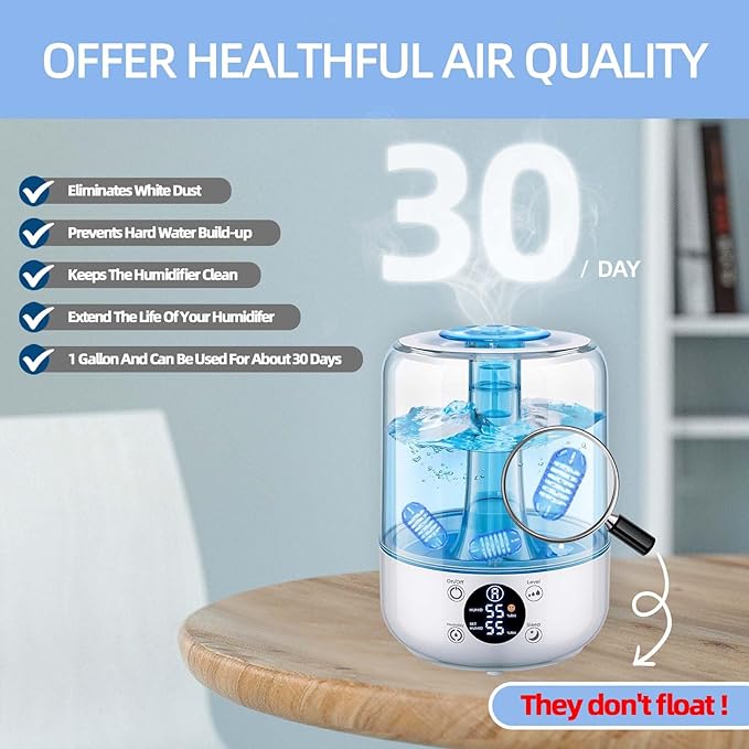 15 Pack Universal Humidifier Cleaner, Demineralization Cartridge - Image 2