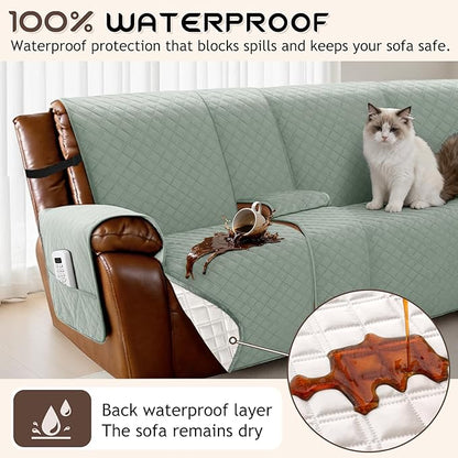 Arfntevss Waterproof Recliner Sectional Couch Covers - Image 2