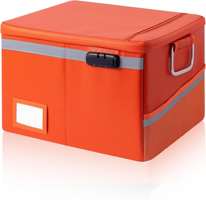 Fireproof Waterproof Document Box by Ekunivers