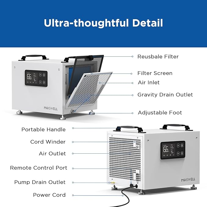 70 Pints Commercial Dehumidifier - Image 6