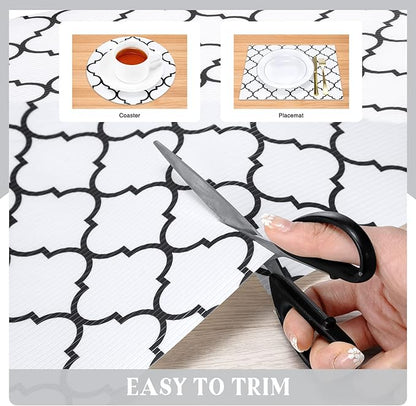 Glotoch Non Slip Shelf Liner 24 Inch Wide, Non Adhesive Drawer Liner, - Image 7