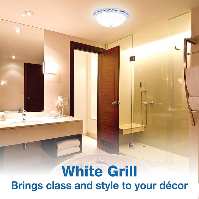 Air King DRLC703 Decorative Round Quiet Exhaust Bath Fan - Image 2