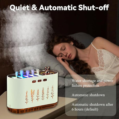 5 Nozzle Cool Mist Humidifier, Music-Sensing Humidifier Diffuser - Image 3