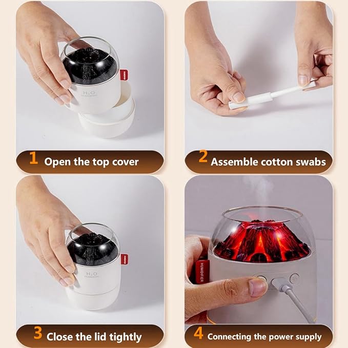 Portable Mini Humidifier, Small Cool Mist, Personal Desktop Humidifier - Image 6