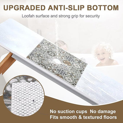 Square Shower Mat Non Slip: 24x24 Inch Extra Large Shower Mats - Image 2