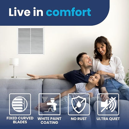 22x22 Inch Air Return Vent Cover Decorative – Premium Aluminum AC Vent Cover - Image 7