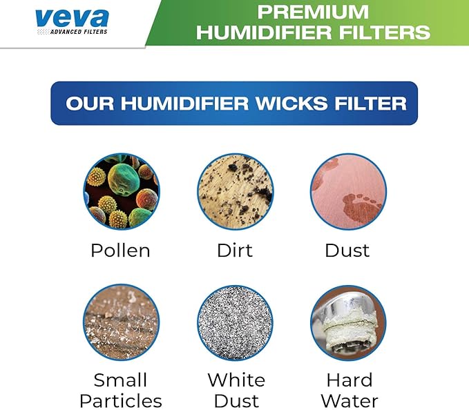 VEVA 4 Pack Premium Humidifier Filters Replacement - Image 5