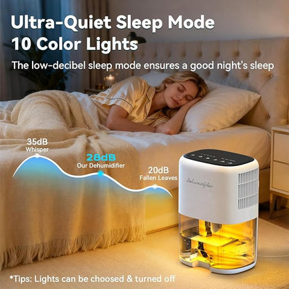 Small Dehumidifier for Home 44OZ Quiet - Image 4