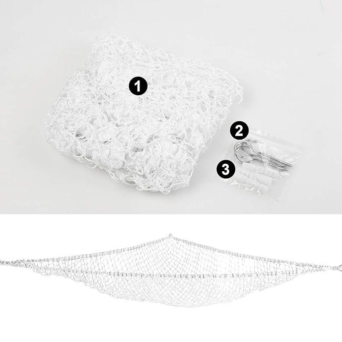 Toy Hammock, Stuffed Animals Hammock, Jumbo Toy Storage Net 83" Wall Sling - Image 4