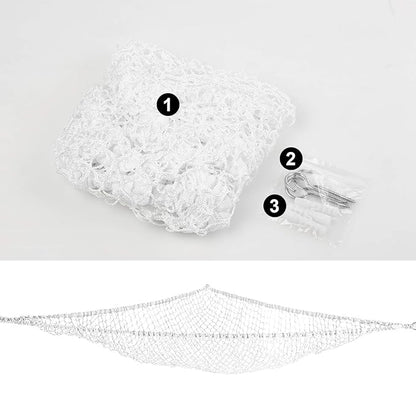 Toy Hammock, Stuffed Animals Hammock, Jumbo Toy Storage Net 83" Wall Sling - Image 4