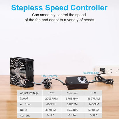 4.72" High-Speed Axial Exhaust Duct Fan - Image 4