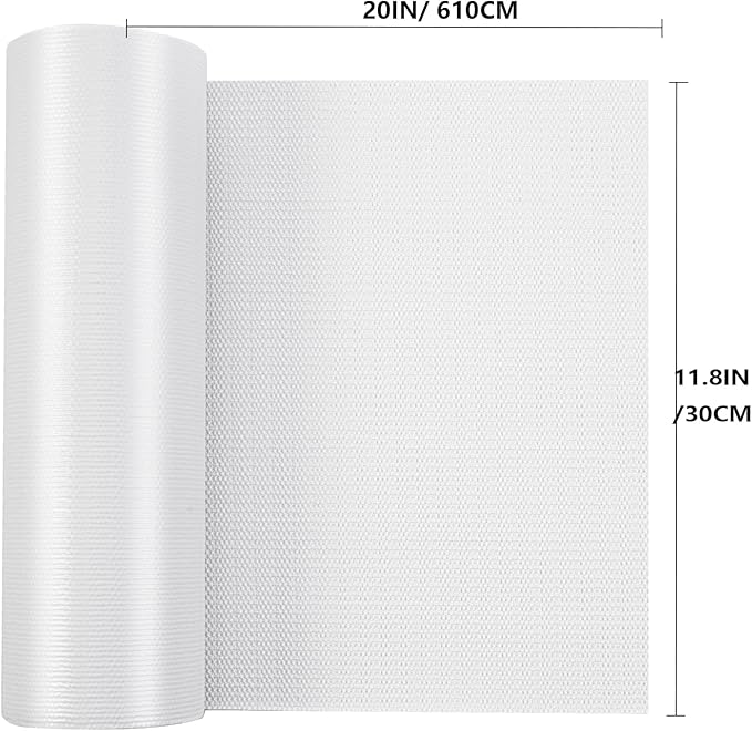 Shelf Liner, 11.8 Inches x 20 FEET Non-Slip Kitchen Cabinet Liner, Washable - Image 6