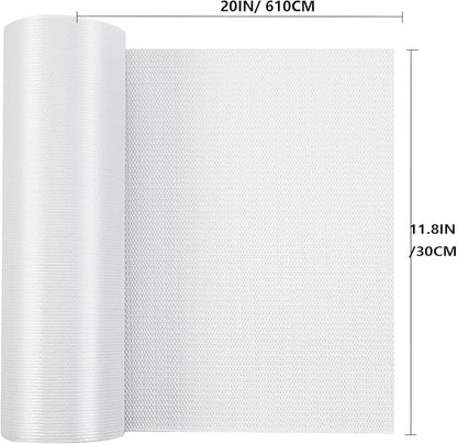 Shelf Liner, 11.8 Inches x 20 FEET Non-Slip Kitchen Cabinet Liner, Washable - Image 6