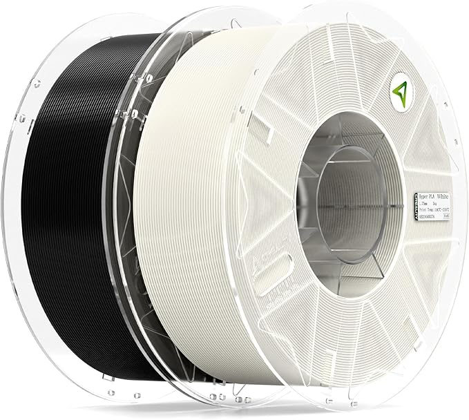 Official Creality Hyper PLA RFID Filament 1.75mm Black & White 2KG by Creality