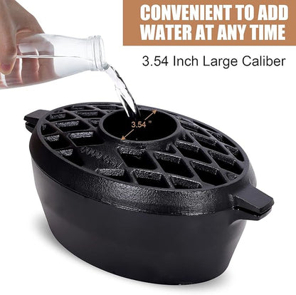 G Good Gain Wood Stove Steamer, Fireplace Humidifier, Cast Iron Humidifier - Image 4