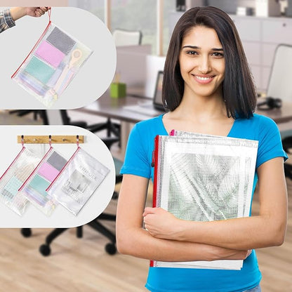 20 Pack Mesh Zipper Pouch Bags, 9 Sizes Waterproof Zipper Pouches - Image 8
