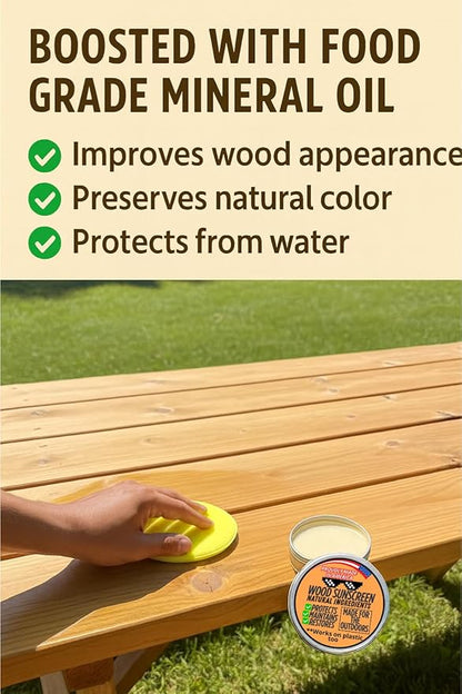 Wood Sunscreen Conditioner & UV Protectant Salve – USA Made Wood Outdoor - Image 4