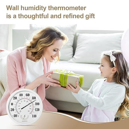 Indoor Outdoor Thermometer Wall Large Numbers Thermometer No Battery 10" - Image 5