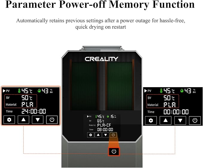 Creality Space Pi Filament Dryer Plus, 3D Printer Filament Dryer Box, 3D - Image 5