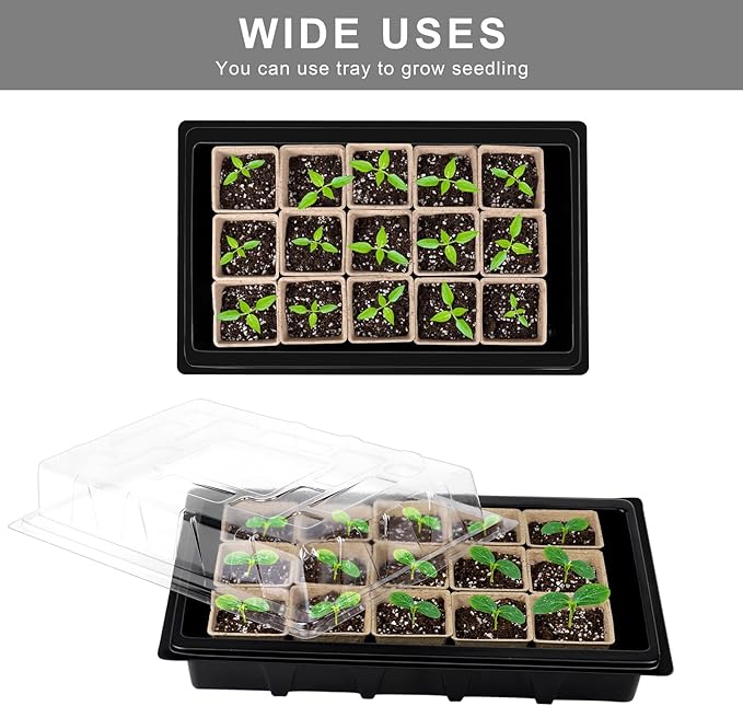 Aodaer 193 Pack Seed Starter Kit Including Seed Starter Tray Peat Pots - Image 5