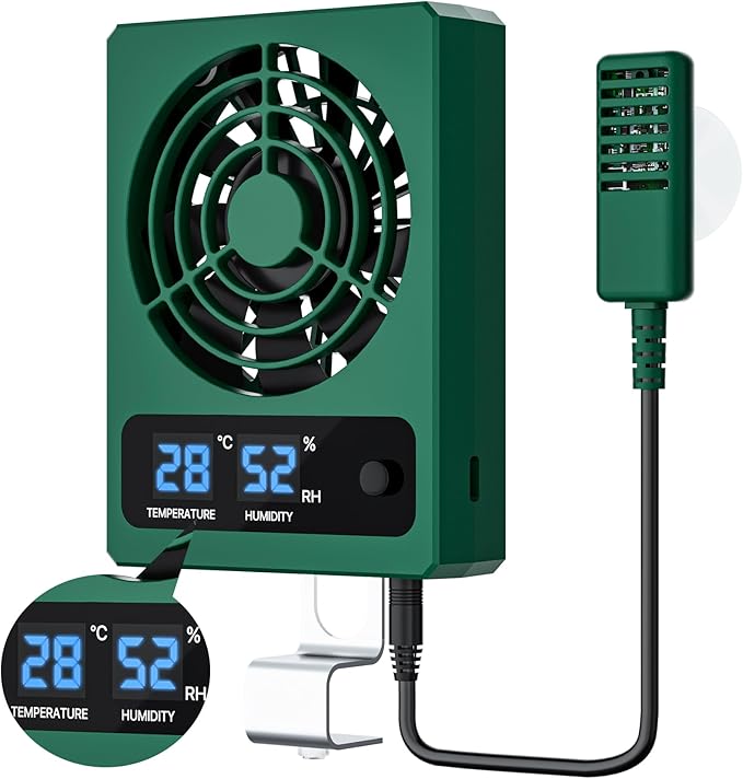 Reptile Temperature Control Fan by LURMMUE