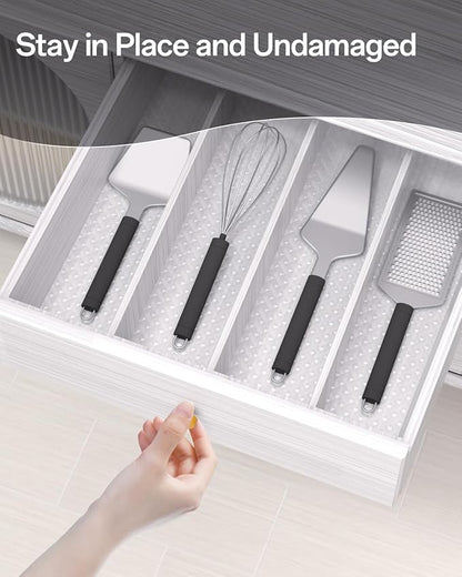 Shelf and Drawer Liner for Kitchen Cabinet, Non-Adhesive 12in x 120in - Image 8