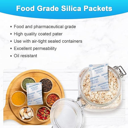 Desiccant Packs – 2 Gram 500 Packs Moisture Absorbers, Food Grade Desiccant - Image 4