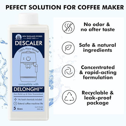 10 Uses DeLonghi Compatible Descaling Solution, Specially Designed to Clean - Image 5