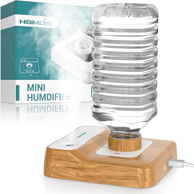 Portable Humidifiers for Travel, Small Mini Humidifier by HOMDIS