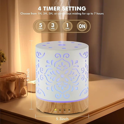 Essential Oil Diffuser for Home - 300ML Metal Aromatherapy Diffuser - Image 4
