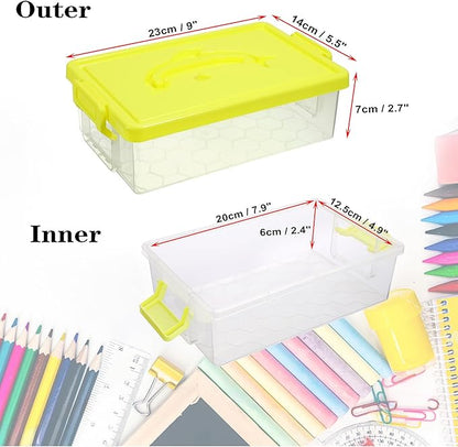 BTSKY 1-Pack Clear Plastic Storage Box - Image 5
