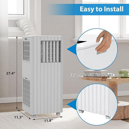 8, 000 BTU Portable Air Conditioner, Smart Control, Cools up to 350 Sq. Ft. - Image 3