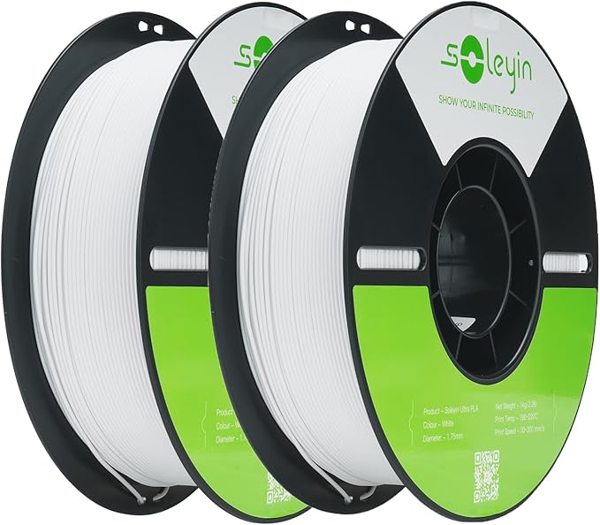 Soleyin Ultra PLA Filament 1.75mm PLA 3D Printer Filament High Speed 30-600mm/s by Skouphy