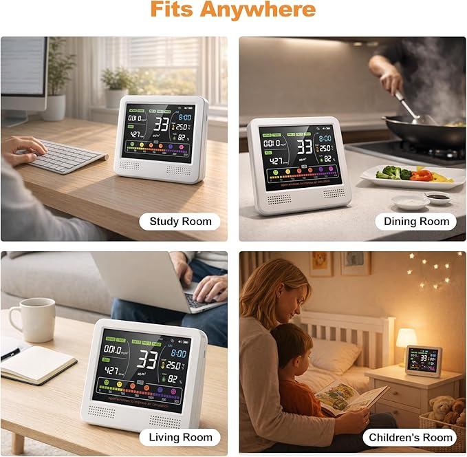 16-in-1 Indoor Air Quality Monitor and Detector - Image 5