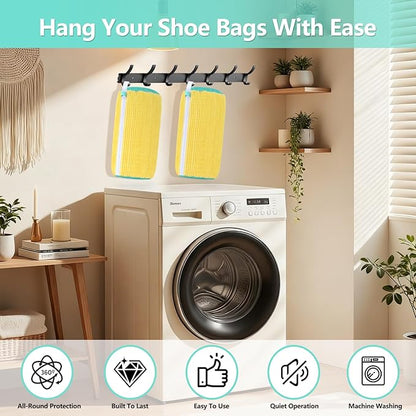 Shoe Washing Machine Bag, Shoe Cleaning Bag, Reusable Laundry Shoes Bag - Image 7