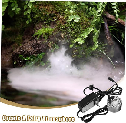 1Set Colored LED Lamp Aquarium Fog Maker Atomizing Head Humidifier Mist Maker - Image 8