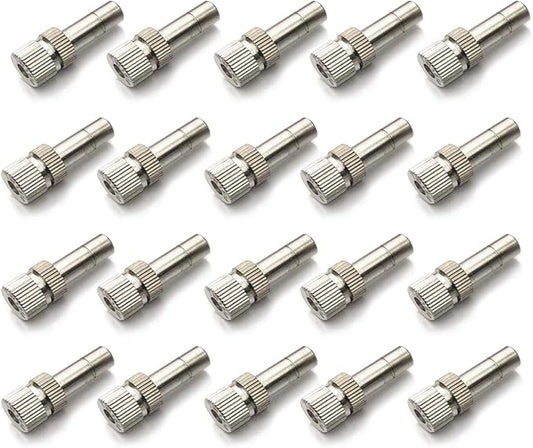 20pcs Brass Mister Nozzles, 6mm Misting Nozzles by wexecon