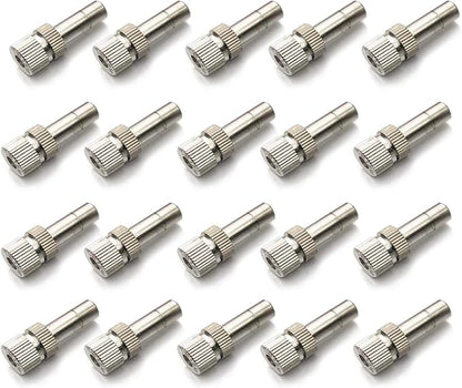 20pcs Brass Mister Nozzles, 6mm Misting Nozzles by wexecon