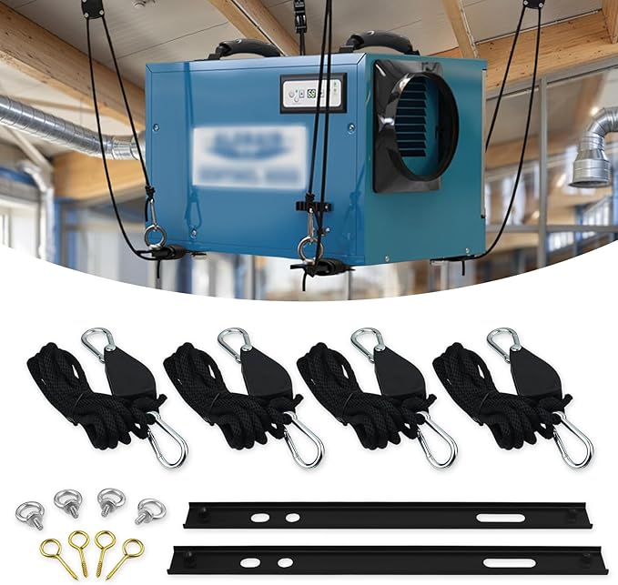 Dehumidifier Hanging Kit for Crawl Space & Basement – 300 Lb. Capacity | by Unknown
