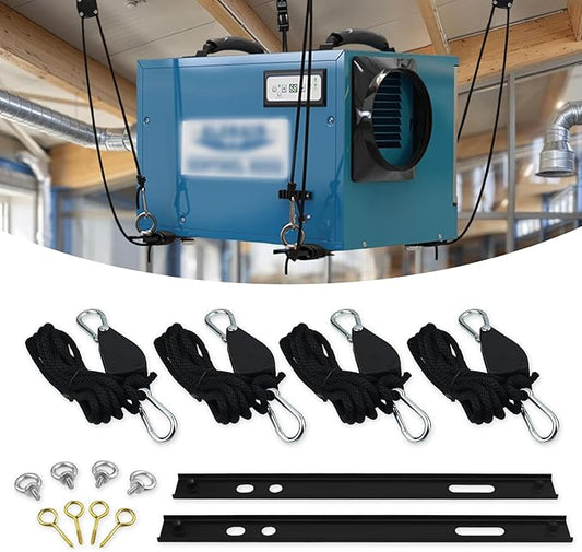 Dehumidifier Hanging Kit for Crawl Space & Basement – 300 Lb. Capacity | by Unknown