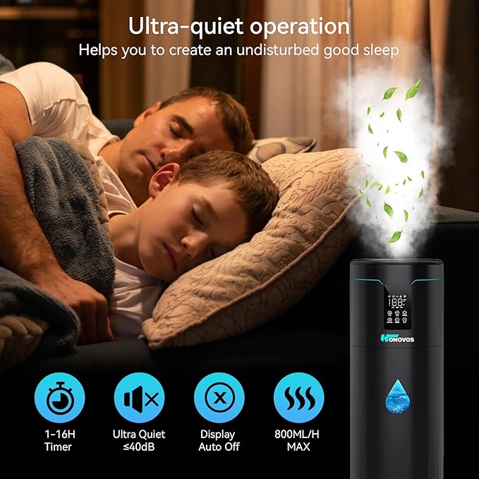 Humidifiers for Large Room Home Bedroom 2000 sq.ft. 17L/4.5Gal Large Humidifier - Image 6