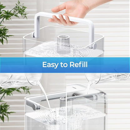 CHIVALZ Humidifiers for Bedroom, 6L Cool Mist Humidifiers for Baby Nursery - Image 6