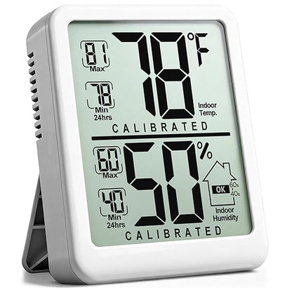Antonki Room Thermometer, Digital Small Hygrometer Indoor Thermometer Humidity by Antonki