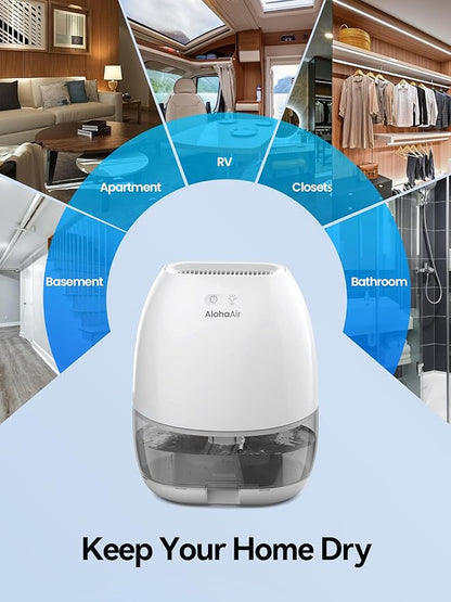 Dehumidifier, AlohaAir 34 OZ Small Dehumidifiers - Image 6